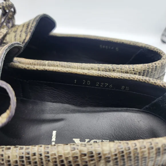 Prada Men's Textured Tan Loafers